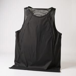 Lululemon Women’s Athletic Tank Top Black Mesh Back Medium No Size Tag